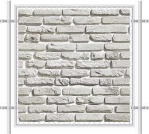 Brick Wall Printed Mesh Fence Screen-1023