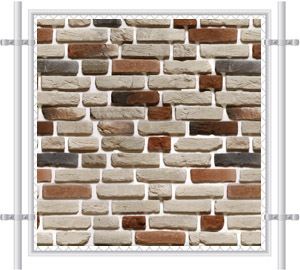 Brick Wall Mesh Fence Graphics 1024