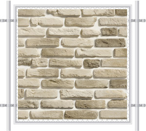 Brick Wall Printed Mesh Fence Screen-1025