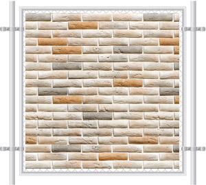 Brick Wall Printed Mesh Fence Screen-1033