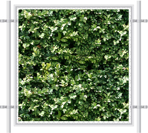 Green Grass Printed Mesh Fence Screen-2054