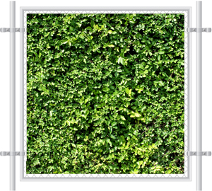 Green Grass Printed Mesh Fence Screen-2056
