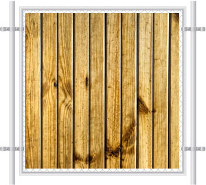 Wood Pre-Printed Mesh Fence Screen 2078