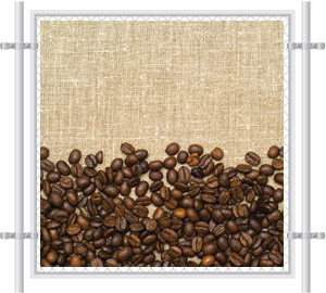 Coffee Beans Fence Screen 5002