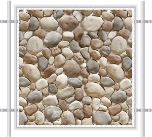 Stone Wall Fence Screen 4033