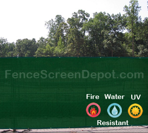 5'x50' Green Windscreen Material 85% Blockage